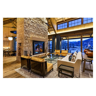 Ranch House - Rustic - Living Room - Denver - by Kaegebein Fine ...