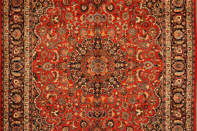 Persian Mashad rug 9'10 X 12'9