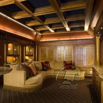 Wood home theater