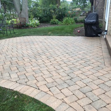 Paver Patio Power Washing, Stabilization Sand & Sealant