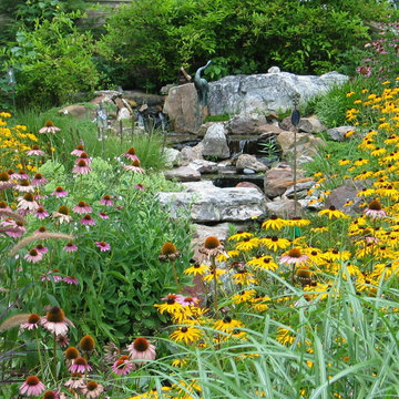 Entry Plantings with Stream