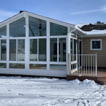Elk Grove Village, IL Three Season Gable Sunroom