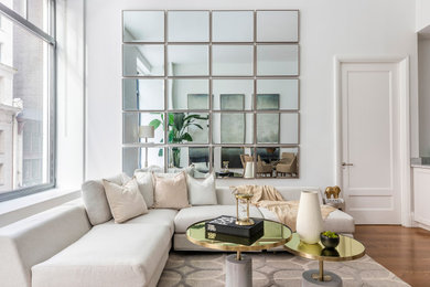 Living room - living room idea in New York