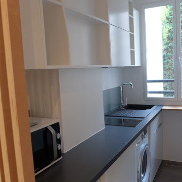 Transformation d'un cabinet de médecin en studio 29m²