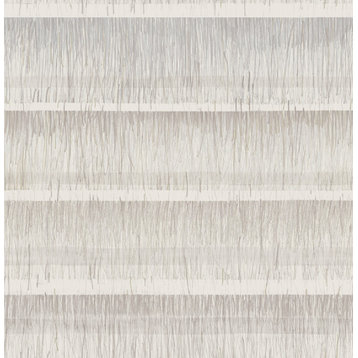 Taupe Dhurrie Peel and Stick String Wallpaper, Gray, Bolt