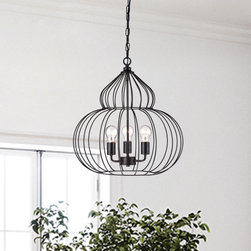 3-Light Chandelier, Flush Mount & Pendant - Chandeliers