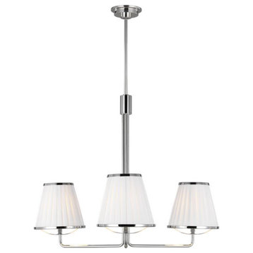 Generation Lighting, LC1173PN, Small Chandelier, Polished Nickel