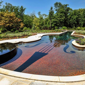 Glass Tile Pool & Spa Design and Installation Bergen County Northern NJ