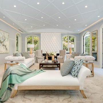 Transitional Living Room