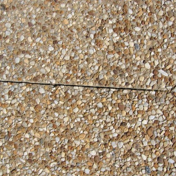 Construction process shows expansion joint union, NO BREAKS