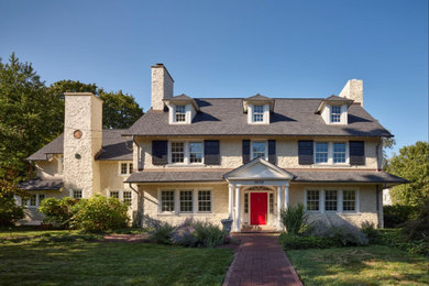 Example of a classic exterior home design in Philadelphia
