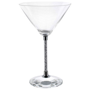 Soho Crystal 2-piece Martini Glass Set with Picks by Reed & Barton 