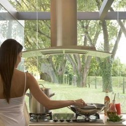 36" Acqualina Glass - Island Range Hood - Range Hoods And Vents