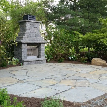 fireplace / patio