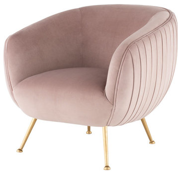 Sofia Chair, Blush, Gold