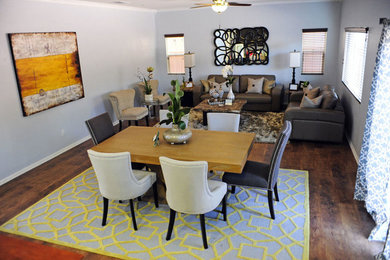 Inspiration for a small contemporary home design remodel in San Diego