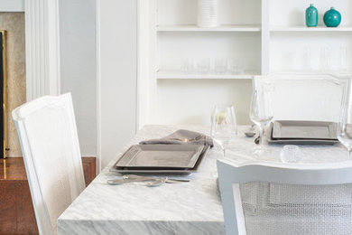 Transitional dining room photo in San Francisco