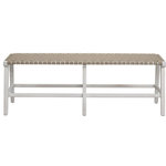 Universal Furniture - Universal Furniture Modern Farmhouse Harlyn Bench - Accentuate bed ends or other areas of the home in need of extra seating with the Harlyn Bench, a stylish furnishing with a woven faux-leather seat atop a cleanly angled base.