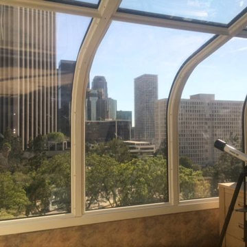 Curved Window Sunrooms In Downtown Los Angeles
