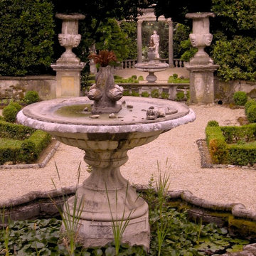 Exterior water Fountains for Pools and Walls, Mediterranean Style