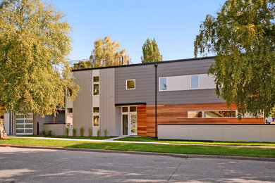 Inspiration for an exterior home remodel in Seattle