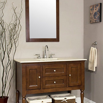 Cottage Style 42" Transitional Bathroom Vanity