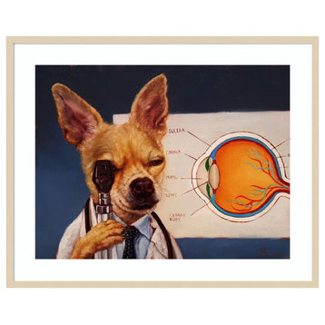 Seeing Eye Dog by Lucia Heffernan Framed Wall Art 41 x 33