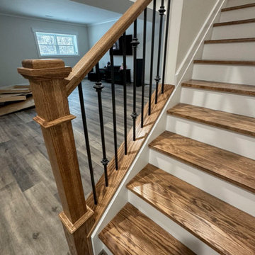 Project #117 | Custom Twist on a Classic L-Shaped Stair
