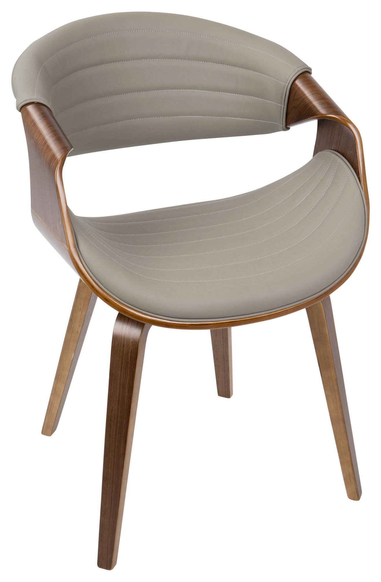 Symphony Chair, Walnut and Gray