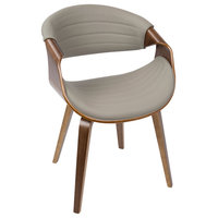Symphony Chair, Walnut and Gray