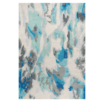 Rizzy Connie Post CNP104 1'6" Sample Beige, Blue Rug