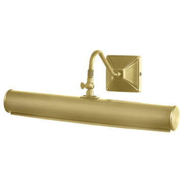 Lucas McKearn Leo 1-Light Large Traditional Metal Wall Sconce in Aged Brass