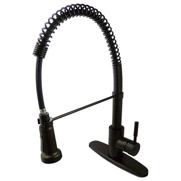 Single Handle Pull-Down Spray Kitchen Faucet, Oil Rubbed Bronze
