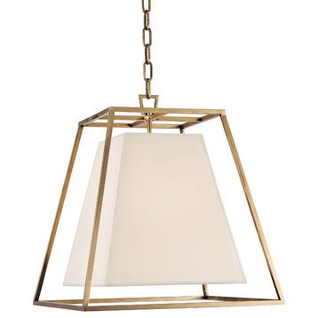 Hudson Valley Kyle Four Light Pendant 6917-AGB-WS