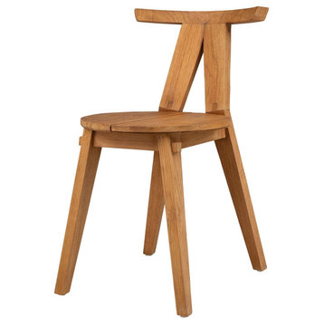 D-Bodhi 18" Artisan Buffalo Dining Chair, Brown