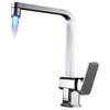 LED Waterfall Contemporary Kitchen Sink Faucet
