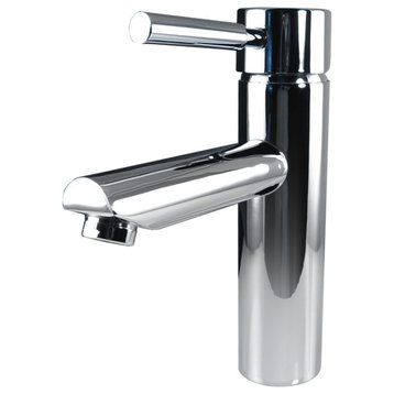 Fresca Tartaro Single Hole Mount Bathroom Vanity Faucet, Chrome