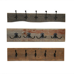Reclaimed Barnboard Coatracks - Home Improvement