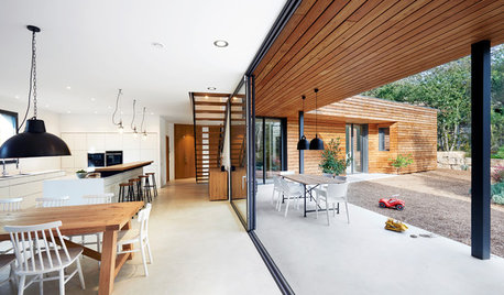 Casas Houzz: Un hogar funcional y eficiente de espíritu familiar