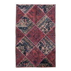 Consigned, Traditional Rug, Multi-Color, 4'x6', Oushak, Handmade Wool