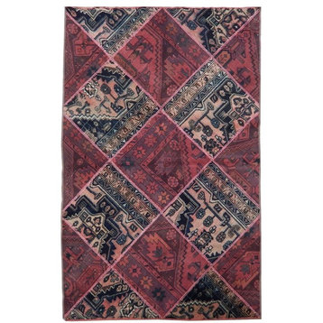Consigned, Traditional Rug, Multi-Color, 4'x6', Oushak, Handmade Wool