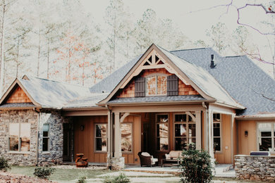 Patio - french country patio idea in Other