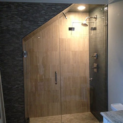ATM mirror and glass - Fully Frameless Steam Glass Shower Enclosures - Products