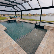 Pool With Cage