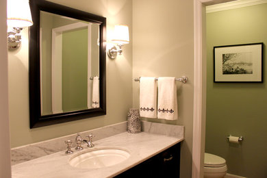 Transitional bathroom photo in Charlotte