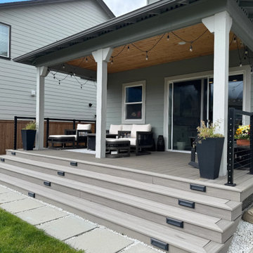 Small Decks with and without Cover Additions Endura Decking Co