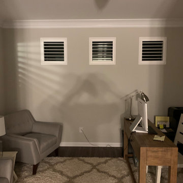 Hunter Douglas roller shade job in Concord, NC