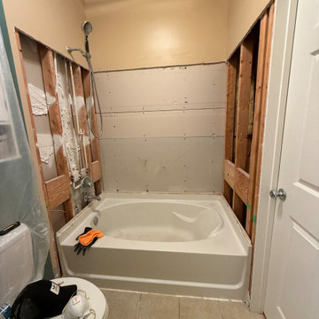 Walk-In Shower Conversion with Schluter Waterproofing System