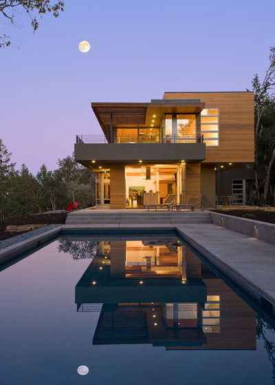 Модернизм Фасад дома by Swatt | Miers Architects