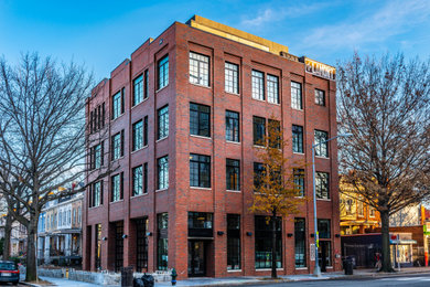 Example of an exterior home design in Baltimore
